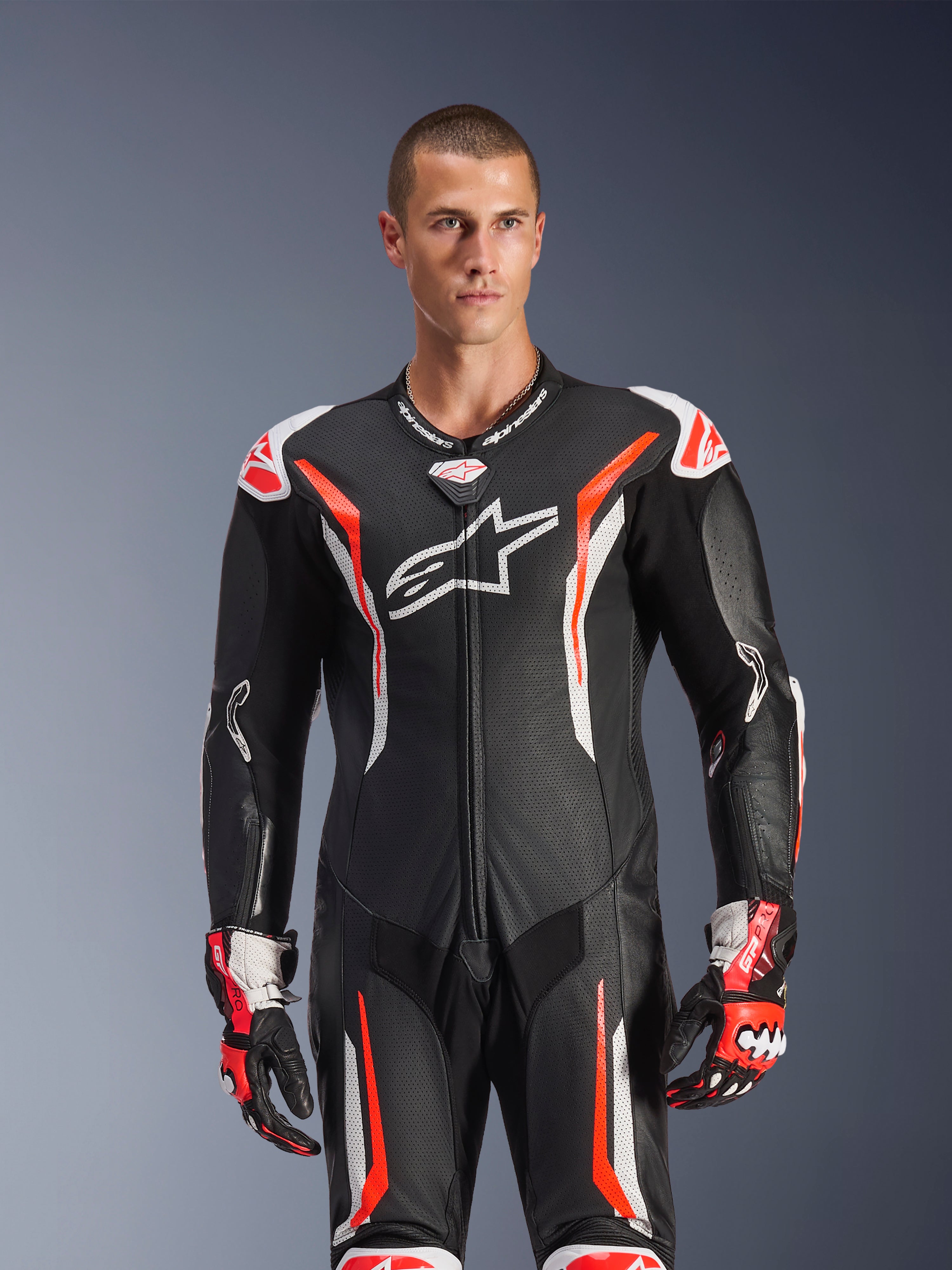 Tuta In Pelle GP Tech V5 1 Pezzo