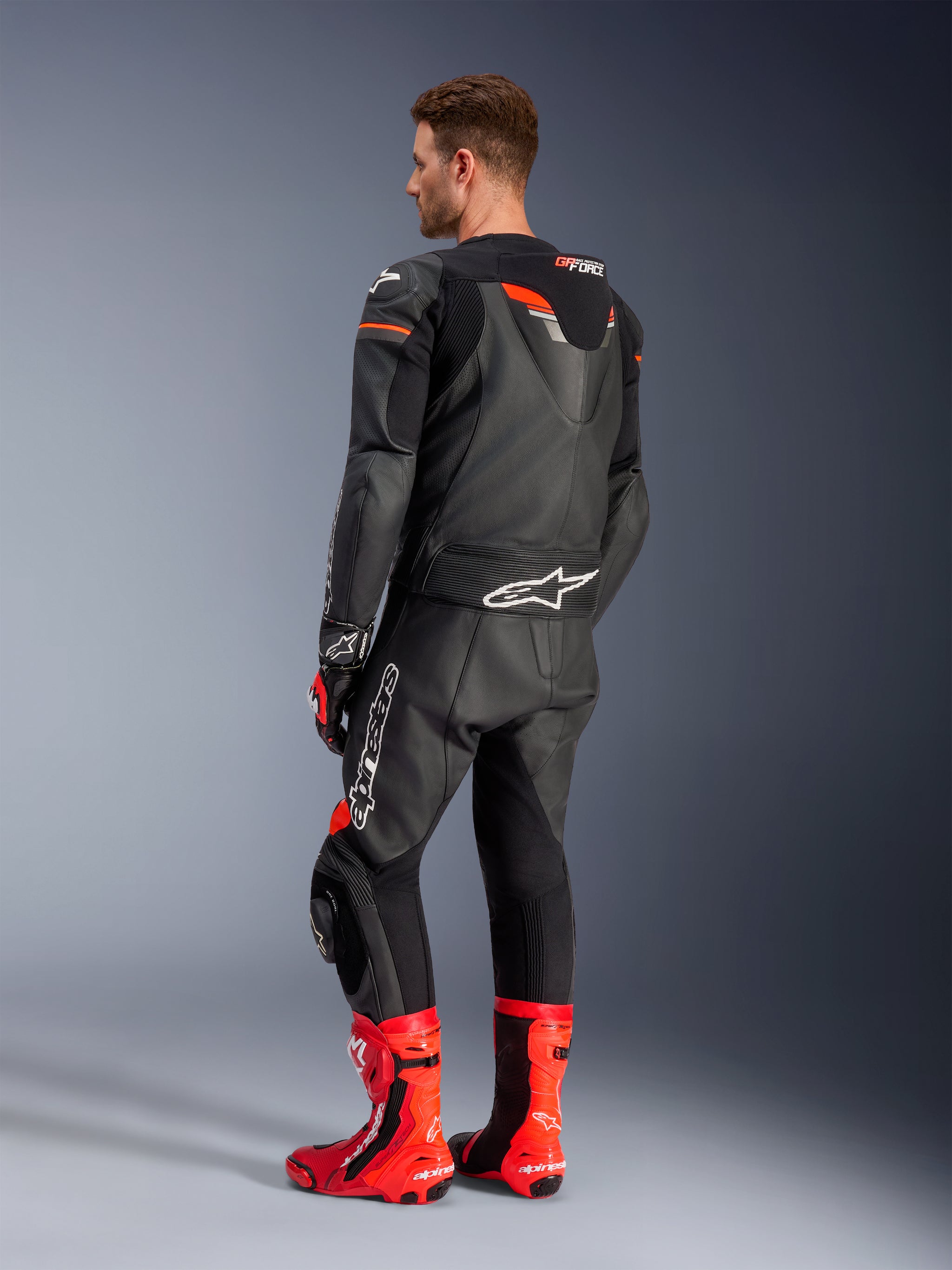 Tuta In Pelle Due Pezzi GP Force Chaser