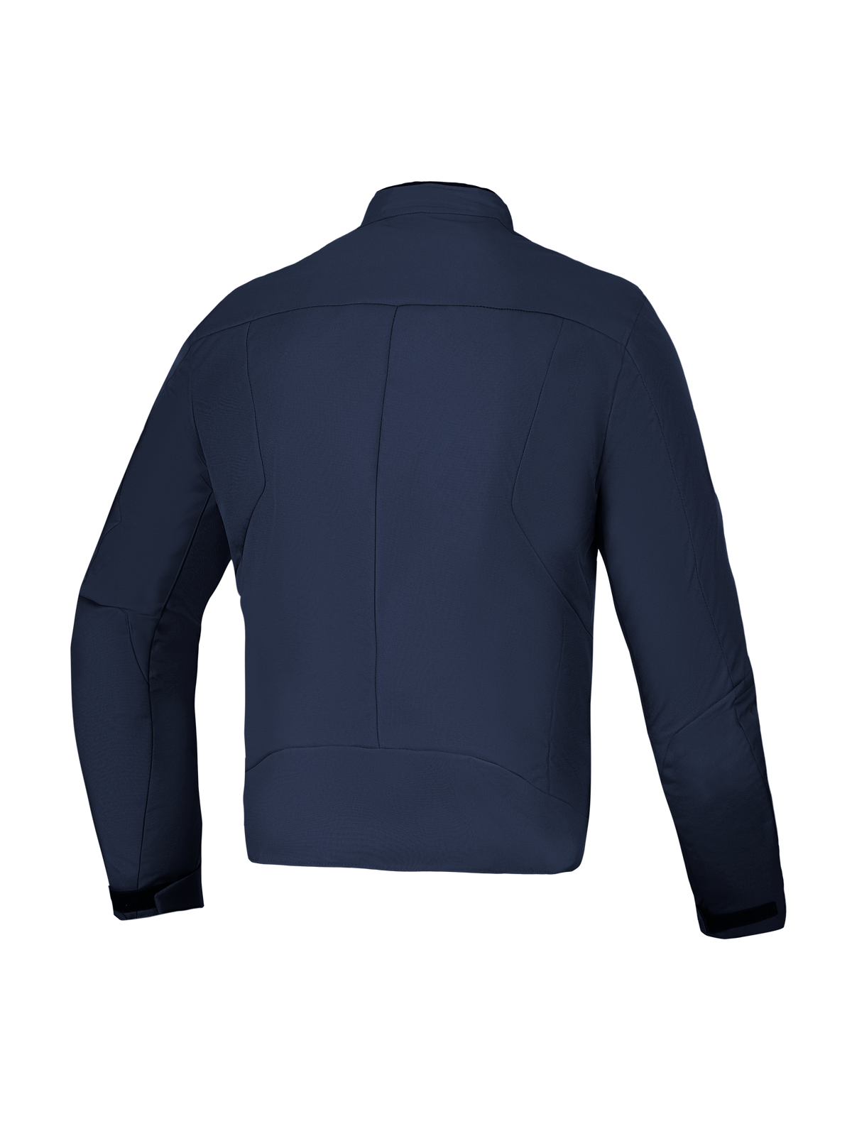 Alpinestars C-1 Waterproof Giacca, giacca da moto urbana contemporanea, blu scuro, con motivo posteriore in 3D e vestibilità standard, vista posteriore