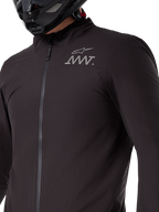 Alpinestars AMT-8 Stretch Drystar® XF Jacket Liner, strato elasticizzato nero impermeabile e antivento, capo tecnico ripiegabile per motociclismo adventure