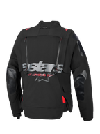 Alpinestars Halo Pro Drystar® XF Laminated Jacket, giacca da moto adventure, nero e Dark Shadow, costruzione tessile modulare a 3 strati con cerniere impermeabili e pannelli di ventilazione, progettata per il touring su ogni terreno