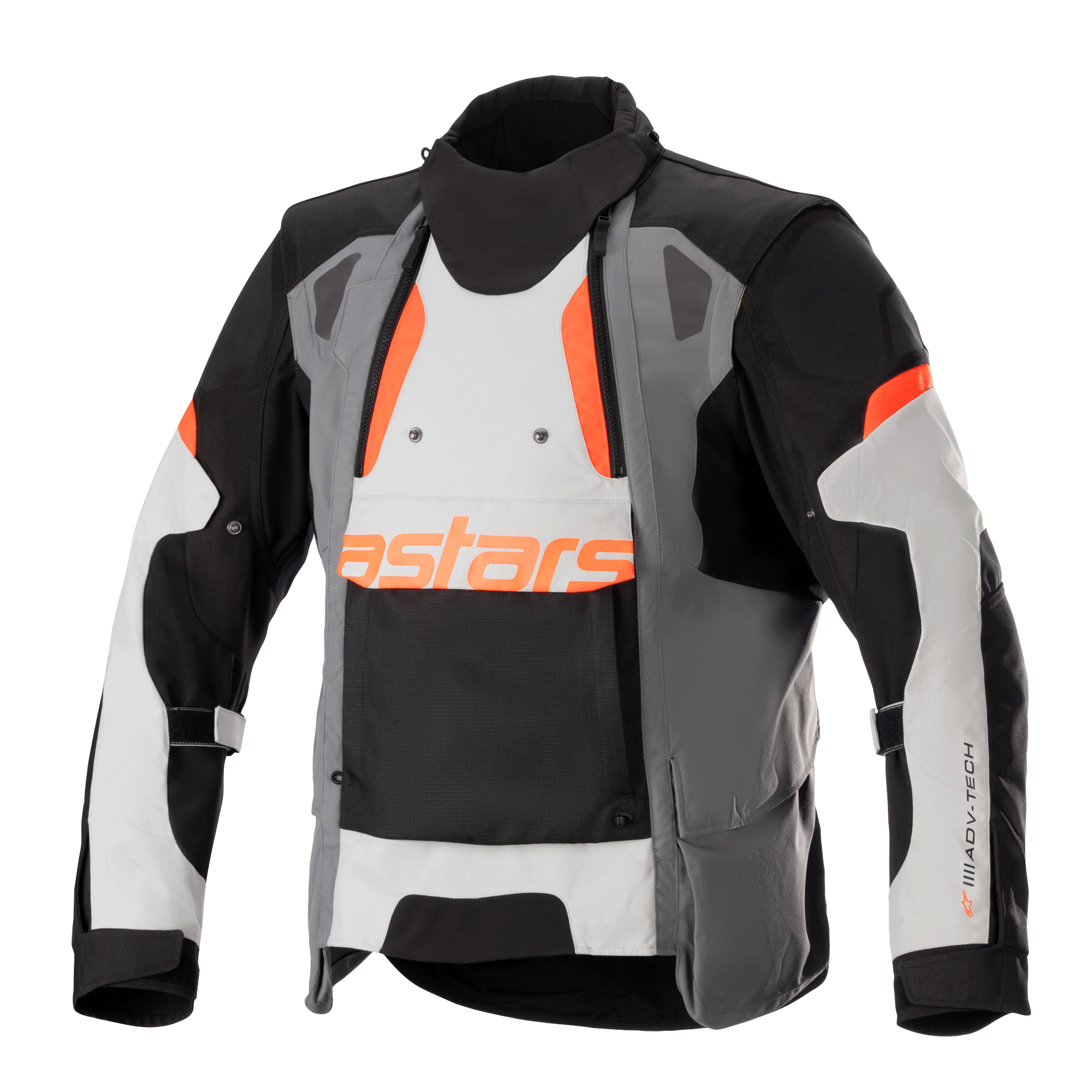 Giacca lunga Alpinestars Halo Drystar Grigio scuro Grigio ghiaccio Nero in Stock Giacca lunga Alpinestars Halo Drystar Grigio scuro Grigio ghiaccio Nero in Stock