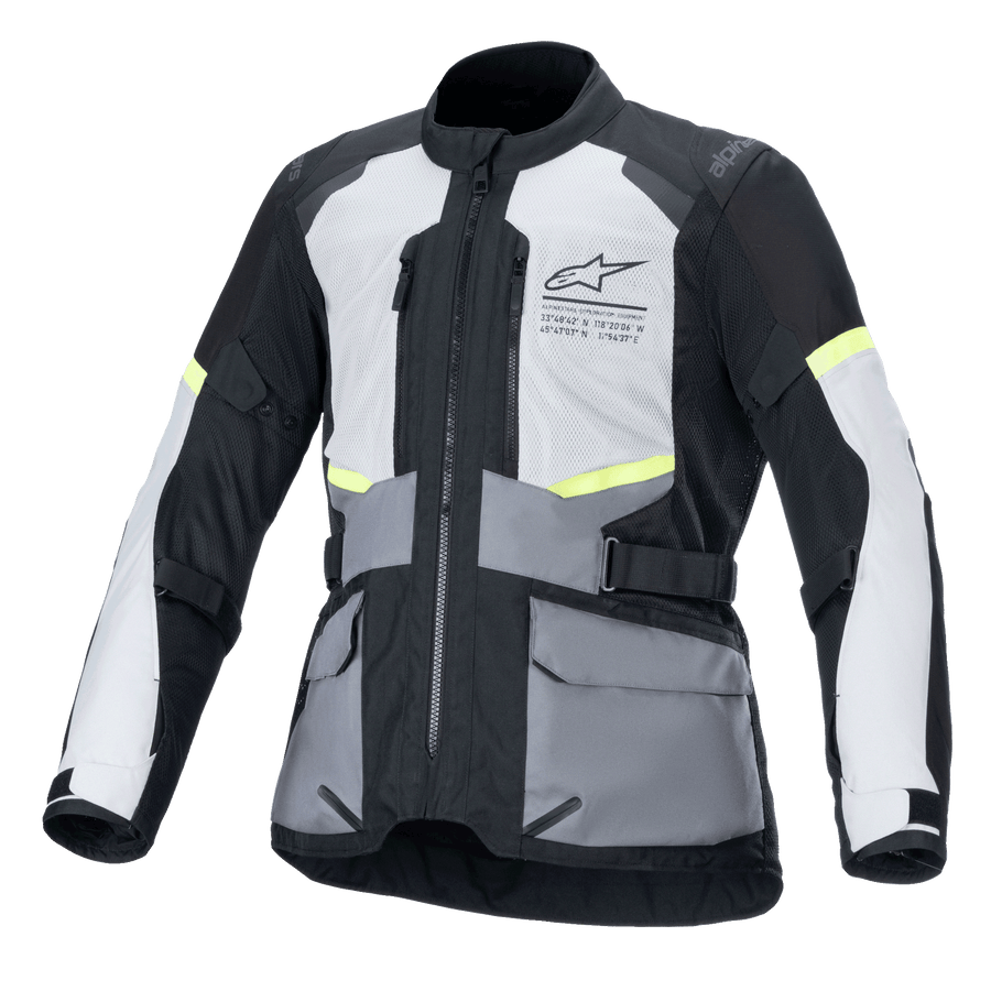 Alpinestars Andes Air Drystar Men's Motorcycle Jacket - Black, 4X-Large | CE Certified Street Riding