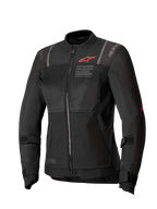 Alpinestars Giacca Stella ST-2 Air, giacca da moto touring da donna, nera, in tessuto con pannelli mesh, certificata CE Livello AA e Tech-Air ready