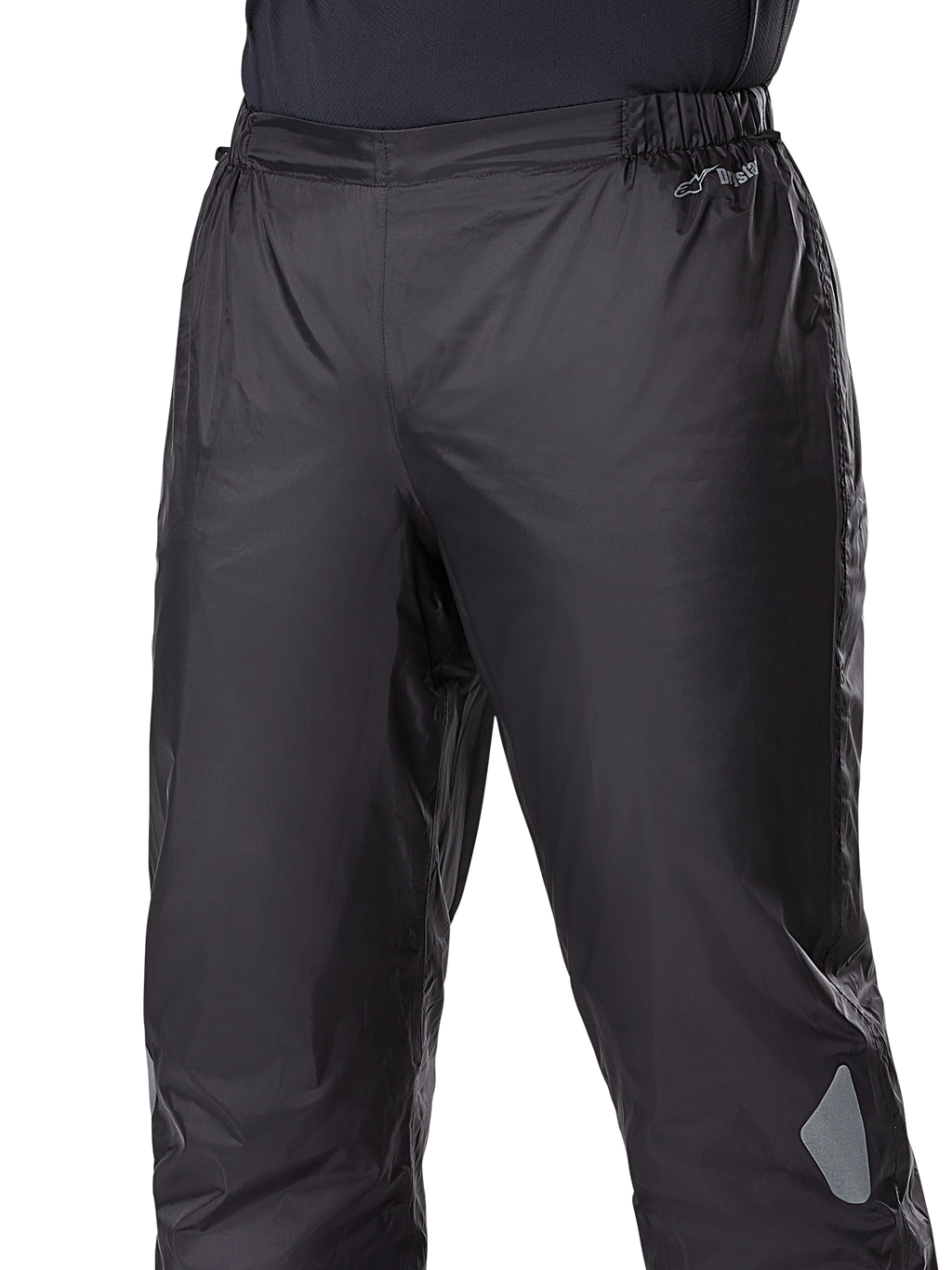 Alpinestars Bogotá Pro Drystar® 3 Seasons Pants, fodera impermeabile Drystar®, nero, costruzione in tessuto leggero con vita elasticizzata, caratterizzati dal marchio Drystar e dettagli riflettenti per adventure touring.