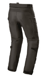 Alpinestars Andes V3 Drystar® Pants, pantaloni da moto adventure touring, nero, vista posteriore, dotati di tasche cargo, cinturini regolabili su vita e ginocchia e cerniera di collegamento per giacche, robusta costruzione in tessuto