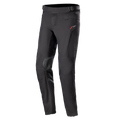 Pantaloni Alpinestars AMT-10 Drystar® XF, pantaloni da moto touring, nero, con logo rosso sul fianco, pannelli rinforzati sulle ginocchia, inserti a fisarmonica sulla parte inferiore delle gambe, vita regolabile e tasche con zip, design in tessuto tecnico per guida adventure