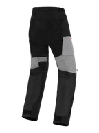 Alpinestars Stella Andes V4 Drystar® Pants, pantaloni da moto adventure da donna, nero e grigio scuro, vista posteriore con pannelli grigi sul retro delle gambe, rinforzi in ripstop resistenti sulla seduta e zone elasticizzate per la mobilità, design in tessuto impermeabile.