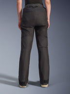 Alpinestars Stella Andes V4 Drystar® Donna, pantaloni da moto, nero, vista posteriore con costruzione in tessuto tecnico, pannelli rinforzati, vita e fondogamba regolabili, design resistente per adventure touring