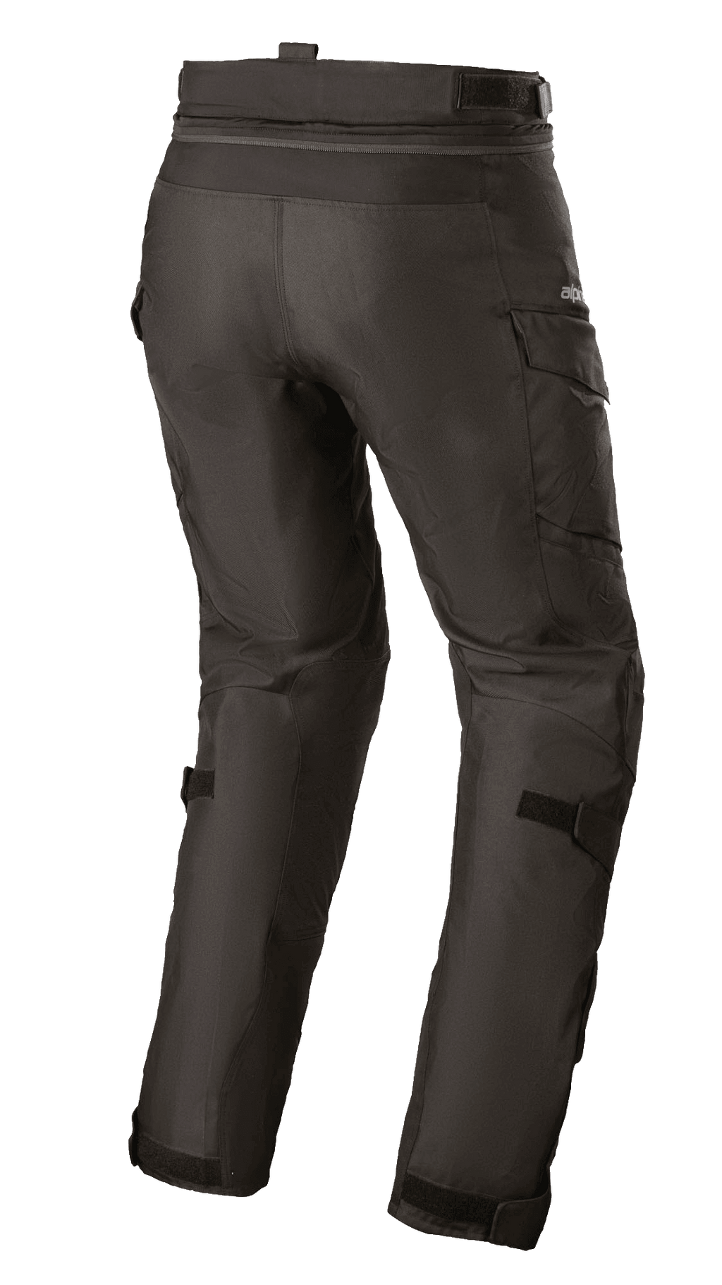 Alpinestars Pantaloni Stella Andes V3 Drystar® da donna, pantaloni da moto adventure touring, nero, vista posteriore con tasche cargo e cinturini regolabili sui polpacci, robusta costruzione in tessuto con tecnologia impermeabile Drystar®