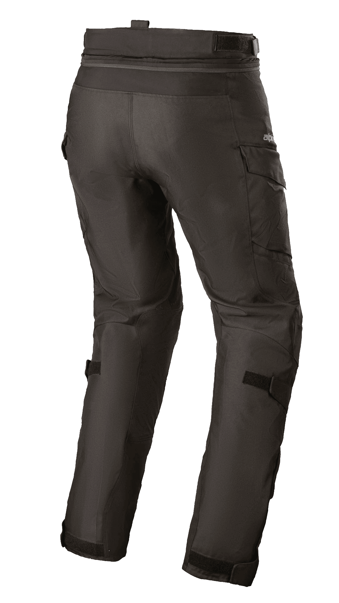 Alpinestars Pantaloni Stella Andes V3 Drystar® da donna, pantaloni da moto adventure touring, nero, vista posteriore con tasche cargo e cinturini regolabili sui polpacci, robusta costruzione in tessuto con tecnologia impermeabile Drystar®