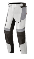 Alpinestars Stella Andes V3 Drystar®, pantaloni da moto adventure touring da donna, grigio ghiaccio e grigio scuro, dotati di prese d'aria anteriori con zip, tasche cargo e ginocchia rinforzate, progettati per il touring in tutte le condizioni atmosferiche.