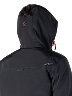 Alpinestars Mootant Waterproof Parka, giacca da moto, arancione e nero, design modulare 4 stagioni con cappuccio rimovibile, stile militare utilitaristico e costruzione in tessuto impermeabile per ogni condizione atmosferica.
