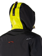 Alpinestars Mootant Waterproof Parka, giacca da moto, Lime Punch Black, design modulare 3-in-1 con cappuccio, stile militare utilitaristico, materiale tessile