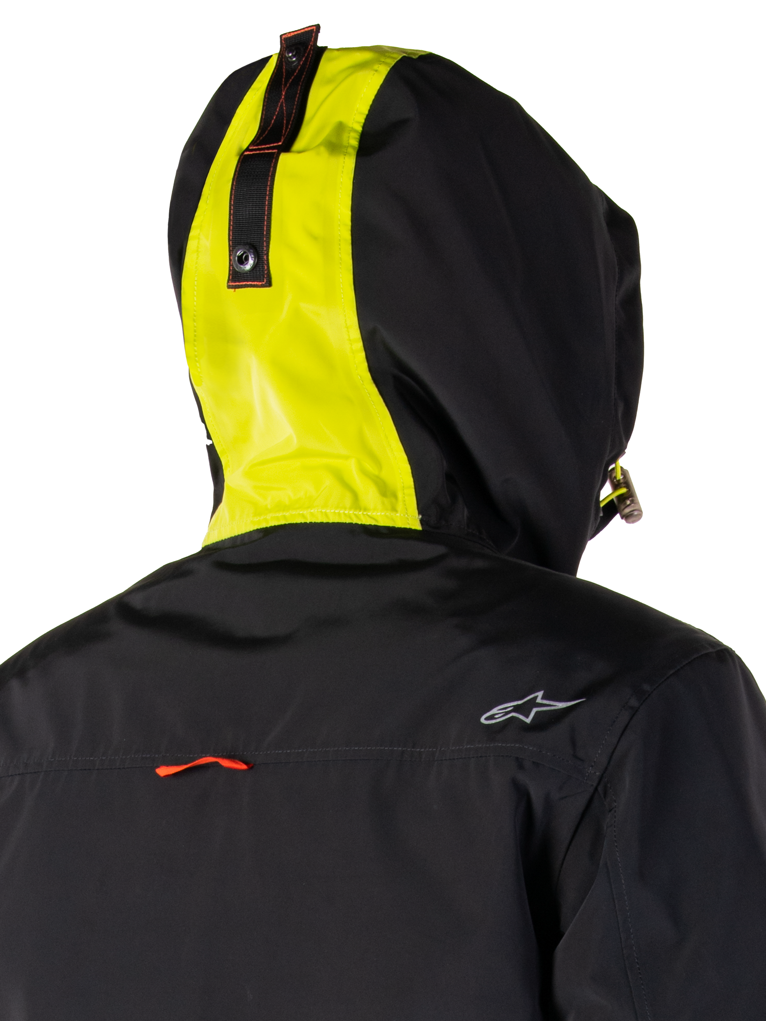 Alpinestars Mootant Waterproof Parka, giacca da moto, Lime Punch Black, design modulare 3-in-1 con cappuccio, stile militare utilitaristico, materiale tessile
