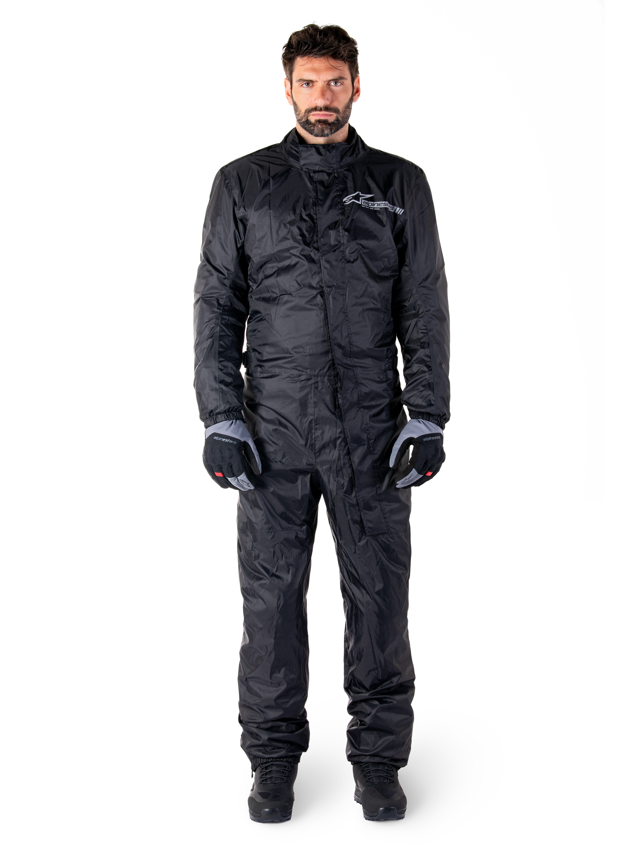 Tuta Hurricane Rain V2 Abbigliamento da pioggia ADVENTURE NERO