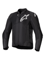 Alpinestars Giacca Viper Air V4, giacca da moto per uomo in tessuto, nera, con pannelli in rete traspirante, Tech-Air Ready, per guida sportiva estiva.