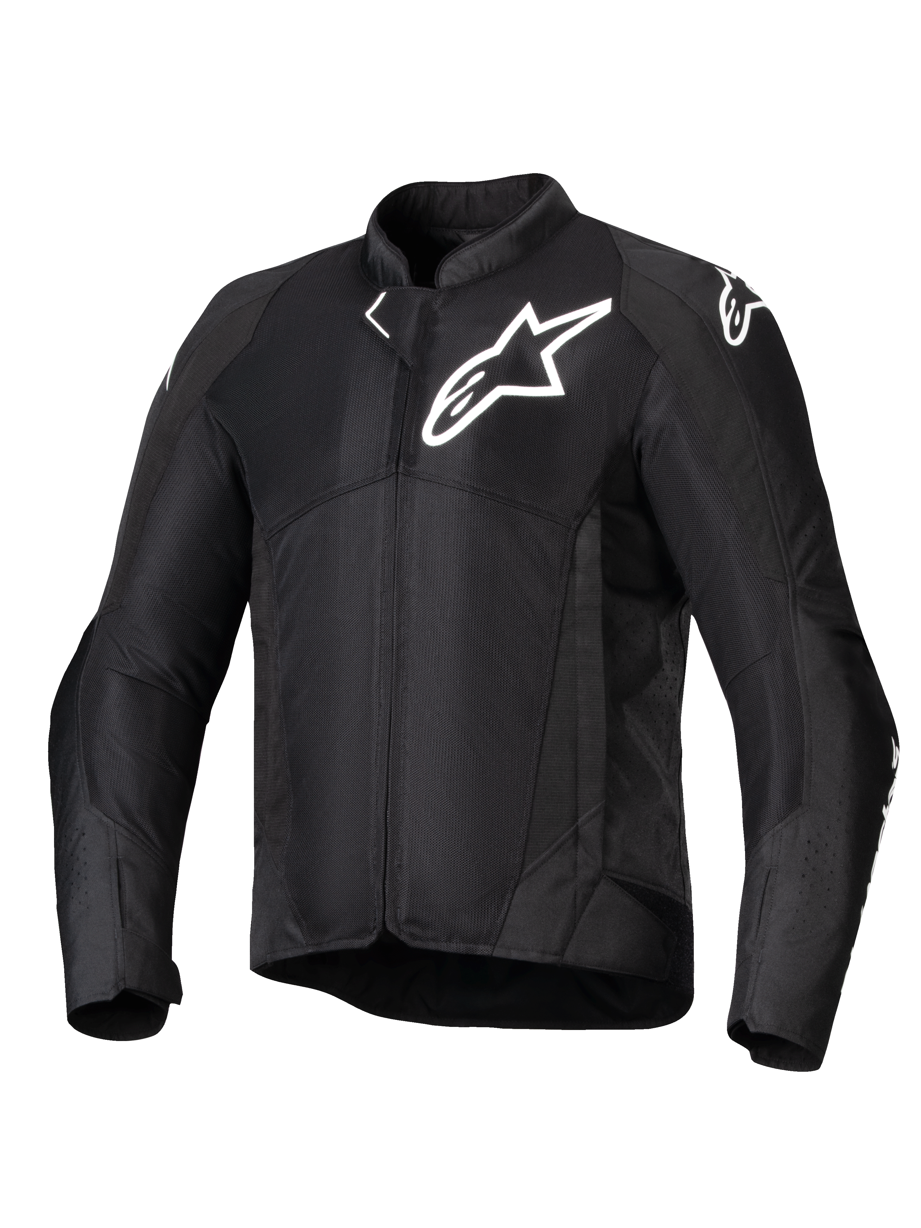 Alpinestars Giacca Viper Air V4, giacca da moto per uomo in tessuto, nera, con pannelli in rete traspirante, Tech-Air Ready, per guida sportiva estiva.