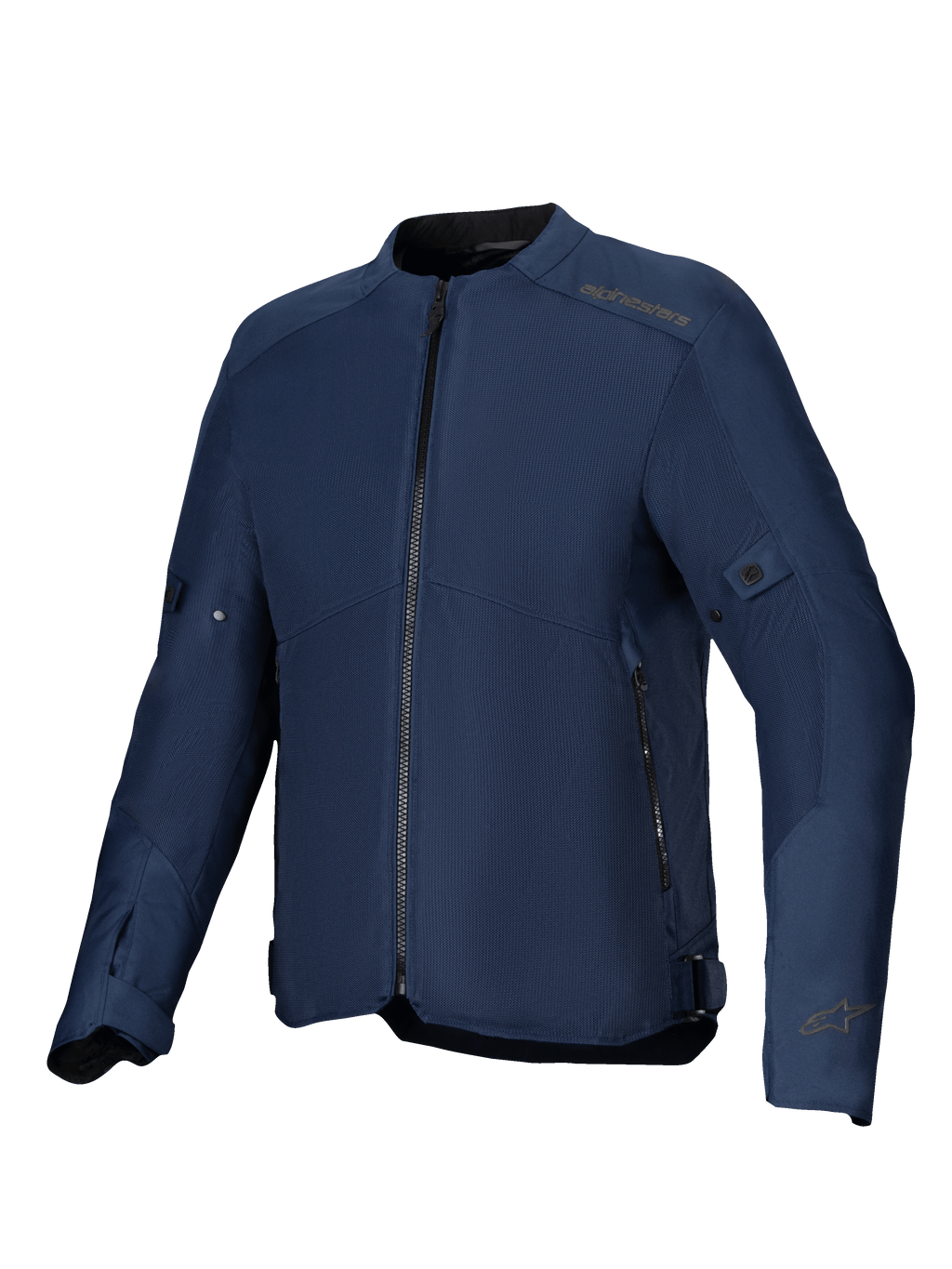 Alpinestars Giacca C-1 Air, giacca da moto urban uomo, blu, con pannelli in rete tecnica ventilata e protezioni Nucleon Flex Plus, certificata CE Classe A