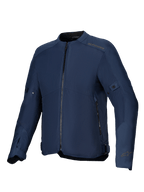 Alpinestars Giacca C-1 Air, giacca da moto urban uomo, blu, con pannelli in rete tecnica ventilata e protezioni Nucleon Flex Plus, certificata CE Classe A