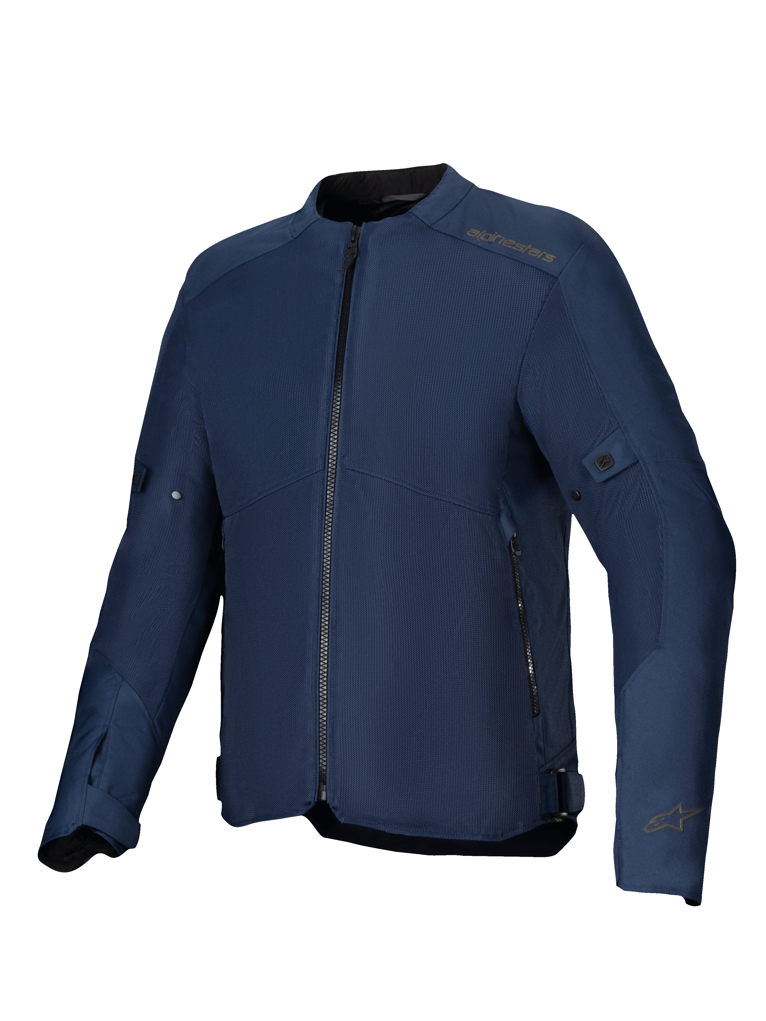 Alpinestars Giacca C-1 Air, giacca da moto urban uomo, blu, con pannelli in rete tecnica ventilata e protezioni Nucleon Flex Plus, certificata CE Classe A