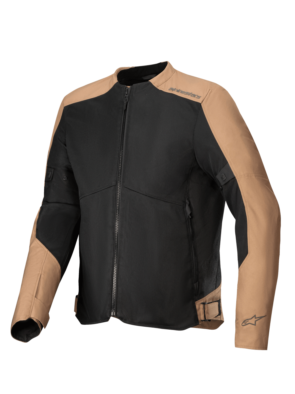 Alpinestars Giacca C-1 Air, giacca da moto urban da uomo, in rete tecnica sabbia e nero con protezioni certificate CE.