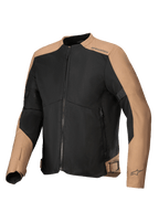 Alpinestars Giacca C-1 Air, giacca da moto urban da uomo, in rete tecnica sabbia e nero con protezioni certificate CE.
