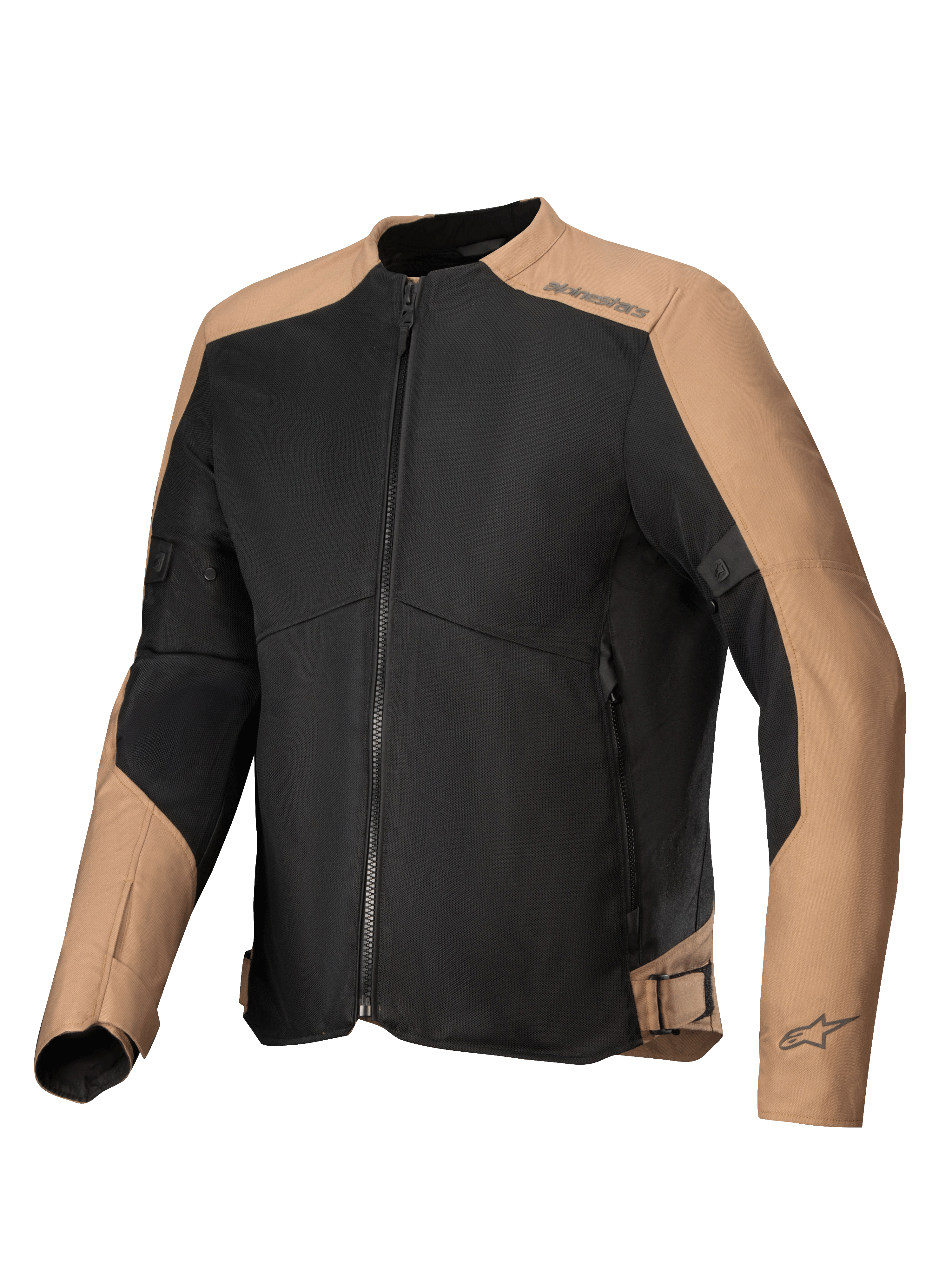 Alpinestars Giacca C-1 Air, giacca da moto urban da uomo, in rete tecnica sabbia e nero con protezioni certificate CE.
