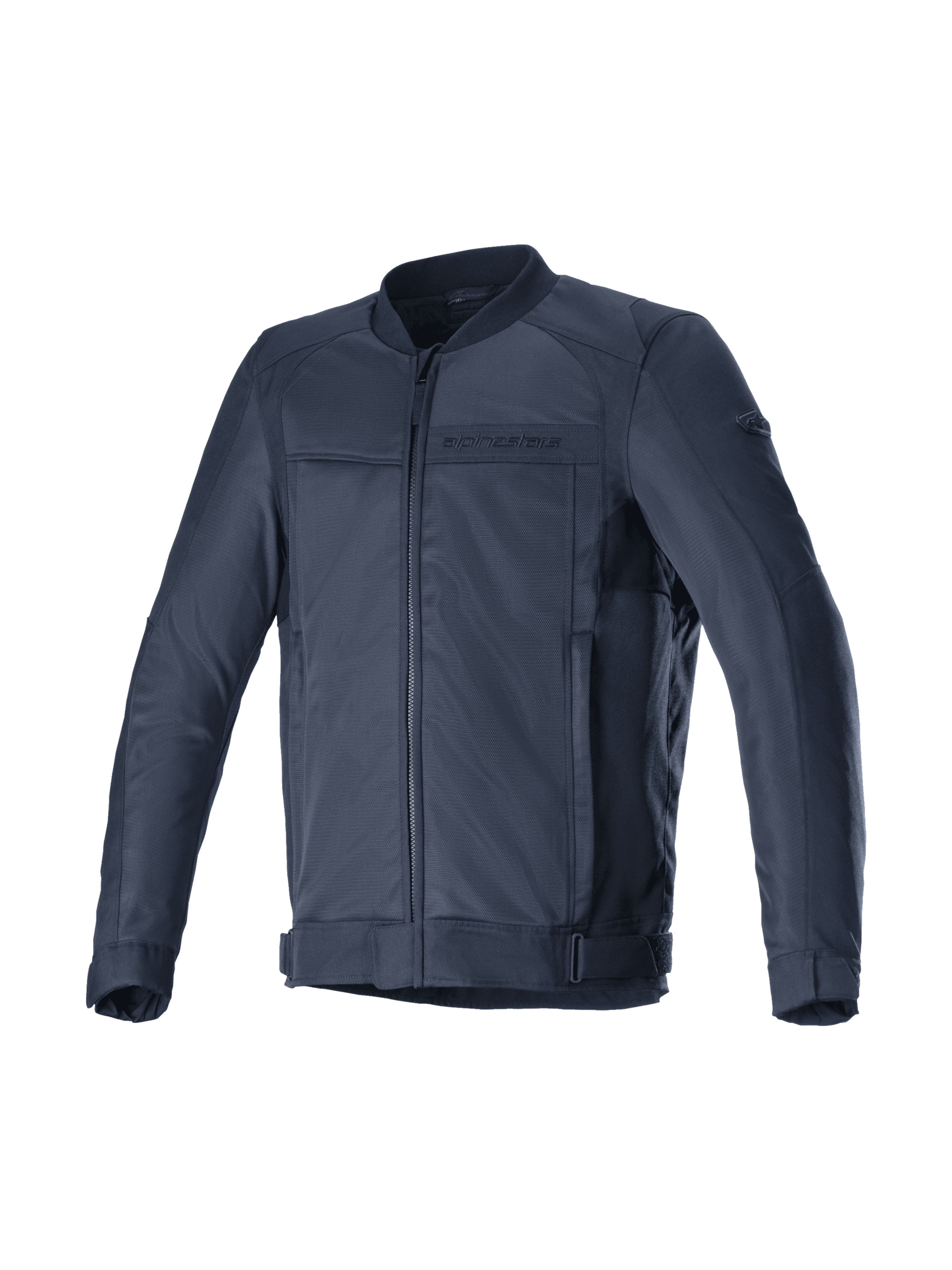 Alpinestars giacca Luc V2 Air, giacca da moto urban da uomo, blu marina e nero, in tessuto mesh, Tech-Air Ready, certificata CE