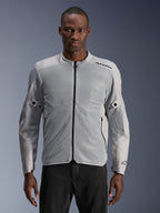 Alpinestars Giacca C-1 Air, giacca da moto urbana da uomo, argento e grigio, con ampi pannelli in mesh tecnico per il massimo flusso d'aria, certificata CE Classe A con protezioni Nucleon Flex Plus, Tech-Air Ready, design leggero e ventilato per la guida in città