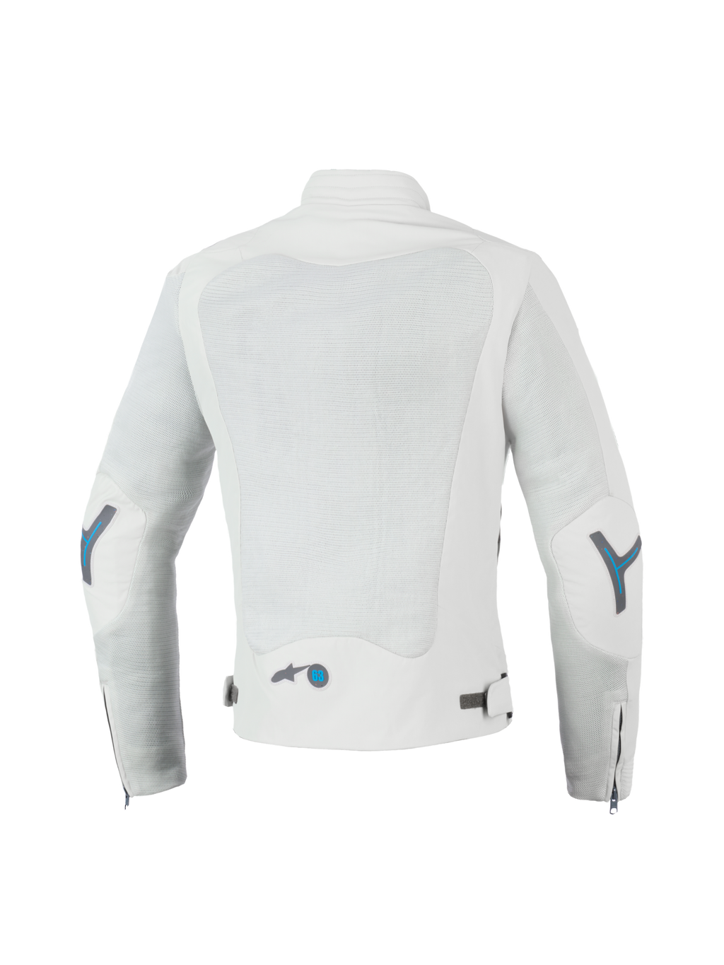 Alpinestars Giacca Stella Circal-1 Air, giacca da moto urbana da donna, grigio metallizzato e blu metile, pannelli in mesh per ventilazione posteriore e colletto imbottito