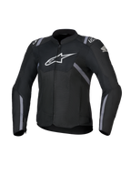 Alpinestars giacca Honda Woman Stella T-SPS Air V2, giacca da moto in tessuto da donna, nera con loghi bianchi Alpinestars e Honda, accenti a strisce grigie, pannelli in mesh traforato per la ventilazione, vestibilità sportiva