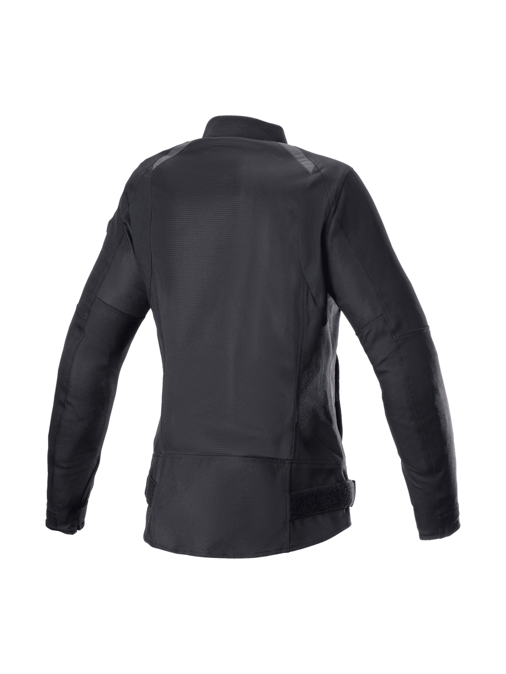 Alpinestars Giacca Eloise V2 Air, giacca da moto urban da donna, nera, in tessuto con rete ventilata e profilo posteriore allungato.
