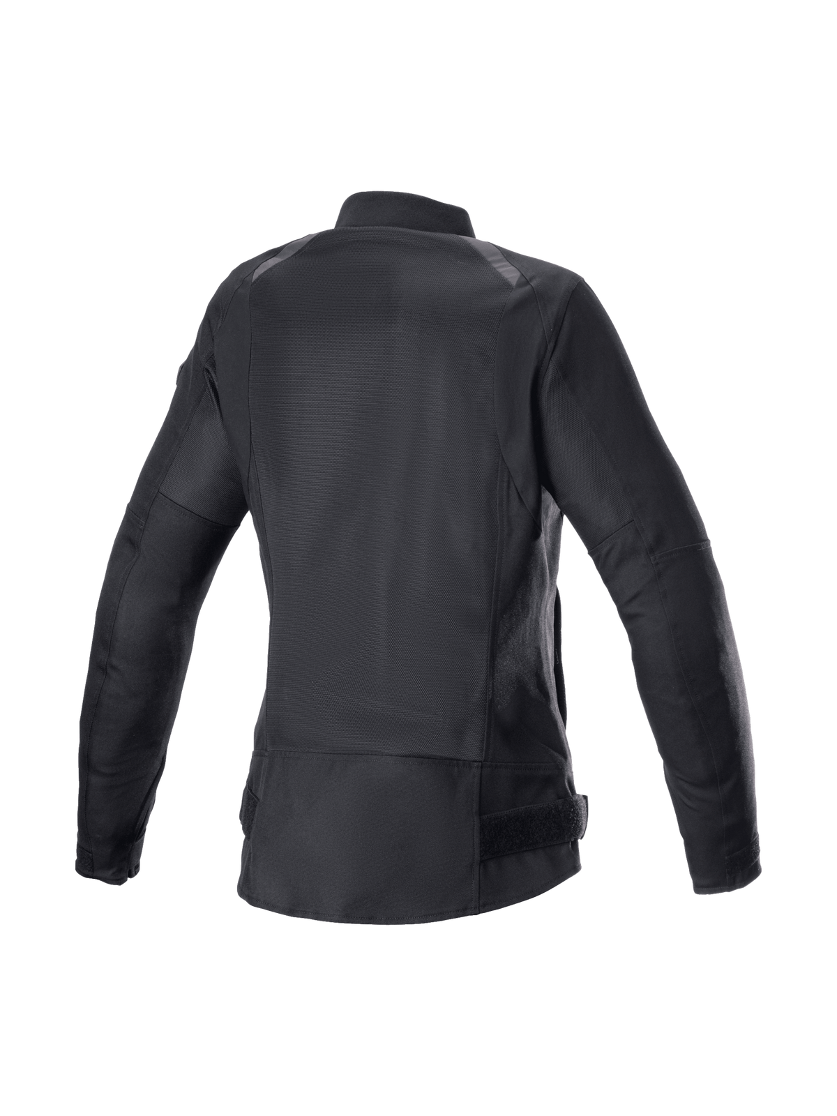 Alpinestars Giacca Eloise V2 Air, giacca da moto urban da donna, nera, in tessuto con rete ventilata e profilo posteriore allungato.