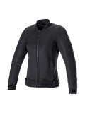 Alpinestars Giacca Eloise V2 Air, giacca da moto urban da donna, nera, in mesh traspirante, predisposta per Tech-Air 5.