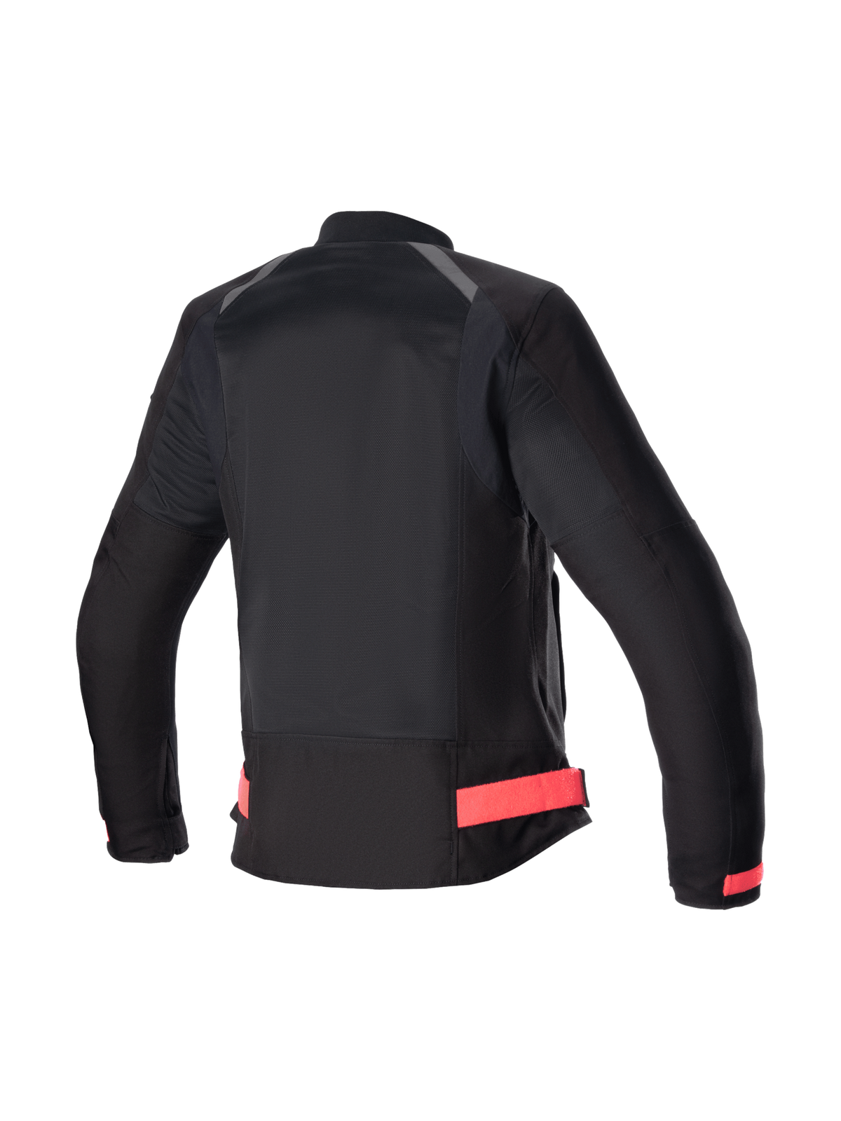 Alpinestars Giacca Eloise V2 Air, giacca da moto urban da donna, vista posteriore, nero e rosa, in tessuto tecnico ventilato con inserti in rete