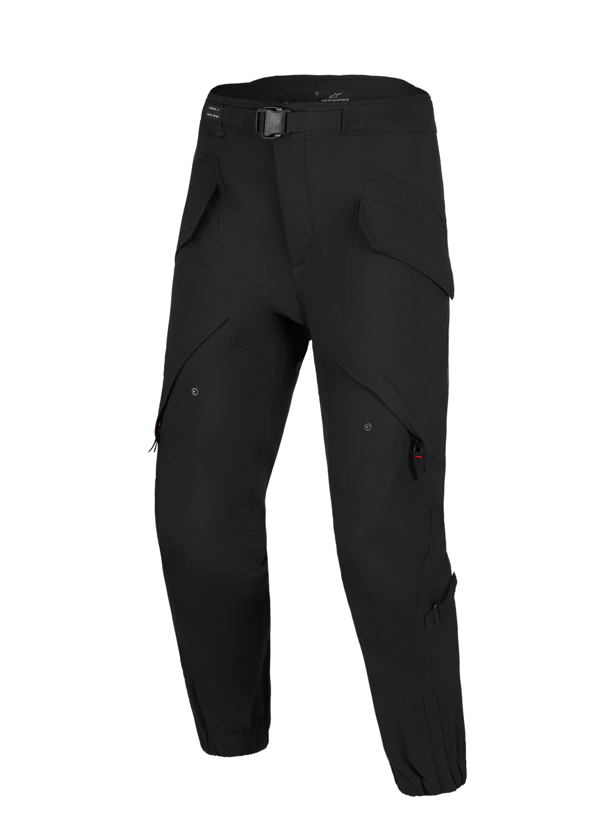 Alpinestars Juggernaut V 2 Drystar Pantaloni, pantaloni da moto urbani, nero, impermeabili con design utility e tasche cargo