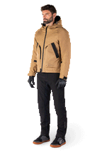 Pantaloni Alpinestars Alden, pantaloni da moto urban, nero, tessuto softshell a 3 strati con dettagli trapuntati su gambe e vita, pantaloni da guida regular fit ispirati allo streetwear