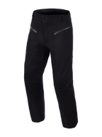 Pantaloni Alpinestars Flex-AST Canvas, pantaloni da moto urbani, nero, con tasche anteriori a soffietto con cerniera, ginocchia ergonomiche pre-sagomate, tessuto in tela elasticizzata, design ispirato allo stile workwear per la guida urbana