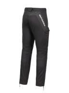 Alpinestars Pantaloni Acteon, pantaloni moto urban da uomo, neri, tessuto ripstop resistente, tasche cargo laterali e vestibilità affusolata, certificati CE