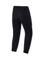 Alpinestars Explore AST Pants Short, pantaloni da moto adventure, nero, vista posteriore che mostra la costruzione in ripstop, orli delle gambe con zip e vestibilità ergonomica per la guida in climi caldi