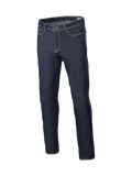 Alpinestars Pantaloni Jeans Stretch Cult-8, jeans da moto urban da uomo, blu, vestibilità rilassata, certificati CE.