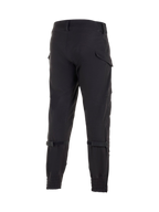 Alpinestars Pantaloni Juggernaut Impermeabili, pantaloni moto urban neri da uomo, vista posteriore, softshell con regolatori