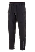 Alpinestars Juggernaut Waterproof Pants, pantaloni da moto, nero, struttura in softshell con membrana impermeabile, aperture di ventilazione sulle cosce, tasche cargo con cerniera, vita elasticizzata con cordini e polsini alle caviglie, abbigliamento per guida urbana