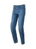 Alpinestars Jeans Radon Standard Fit, jeans da moto urban per uomo, blu, con ginocchiere certificate CE