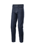 Alpinestars Pantaloni Sektor Regular Fit Jeans, jeans da moto urban da uomo, blu, denim con triple cuciture e protezioni certificate CE