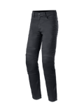 Alpinestars jeans da moto Cerium Tech Stretch, jeans moto da uomo, neri, slim fit con protezioni Nucleon Plus, certificati CE