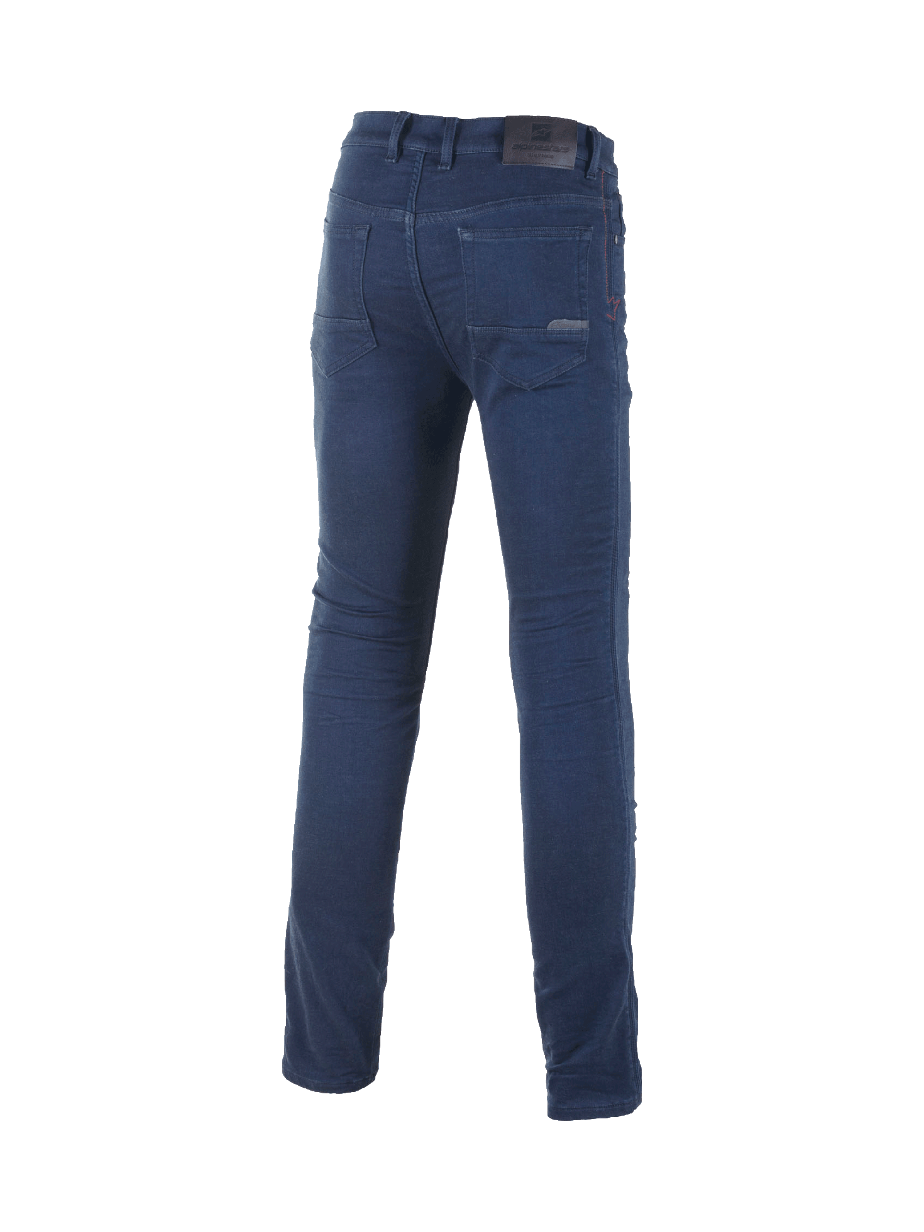 Alpinestars Jeans Da Moto Cerium Tech Stretch, jeans da moto uomo, blu, slim fit, cinque tasche, vista posteriore