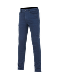 Alpinestars Jeans da moto Cerium Tech Stretch, jeans slim fit da uomo, blu, in denim elasticizzato con protezioni Nucleon Plus.