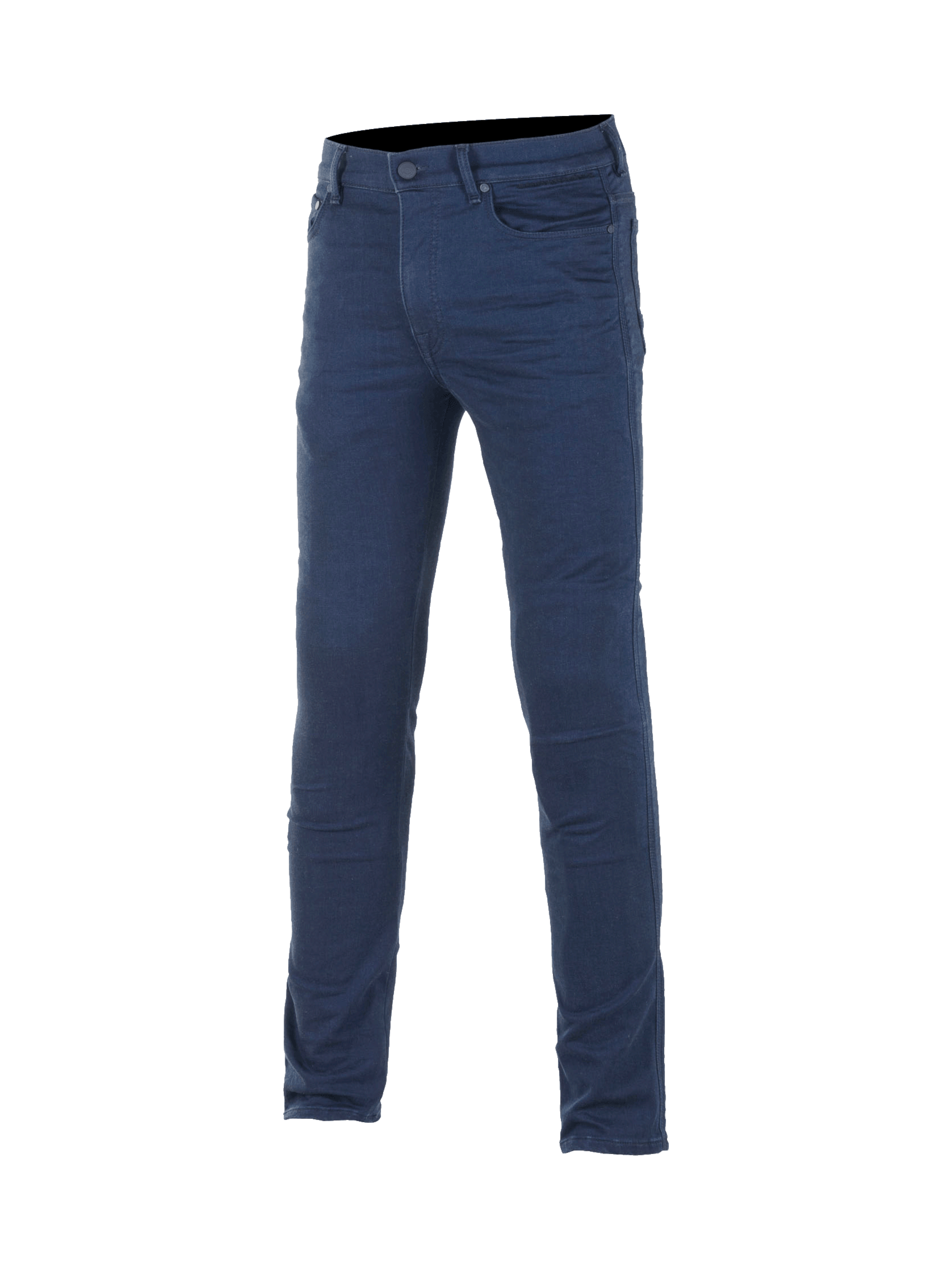 Alpinestars Jeans da moto Cerium Tech Stretch, jeans slim fit da uomo, blu, in denim elasticizzato con protezioni Nucleon Plus.